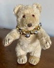 Antique Vintage Once White Steiff Teddy Baby Bear Fully Jointed  8 5    W id 