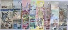 Bahamas Set 8 Pcs 1 2 1 3 5 10 20 50 100 Dollar 2016- 2021 P Wa77 - P W82 Unc