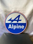 Alpine A110     French Racing Spirit Heavy Metal Sign     19 7   50cm 