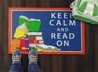 - Keep Calm   Read On Area Rug For Children s Classroom  Kid s Bedroom  Teach   