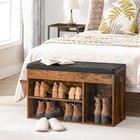 Shoe Storage Bench With Cushion Lift Top Hidden Storage