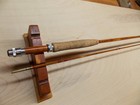 Vintage 1960 s Bamboo Fly Rod  The Troutmaster - 7-1 2 5 6 Wt 