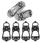 Lilamuse 2 Pairs Non Slip Gripper Spikes For Shoes Ice Traction Cleats Walk 