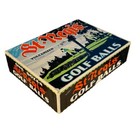 Rare - Vintage 1930s Art Deco St  Regis Vulcanized Golf Balls Box
