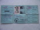 Occupation Of Ukraine 1943 Galicia  Rare Wwii Document For Woman With Real Photo