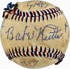 The Sandlot Movie Cast Auto Replica Babe Ruth Movie Prop Baseball 8 Sigs Beckett