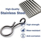 Fly Fishing Snaps 50 200 Pcs Fast Easy Fly Hooks Snaps Fishing Lures Connector