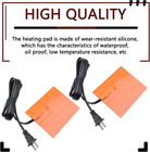 2 Pack 4x5  150w 120v Silicone Engine Oil Pan Heater Pad With 194  f Protector
