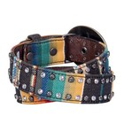 Nwt Angel Ranch Western Belt Girls Serape With Rhinestones Multi Colored Sz 26