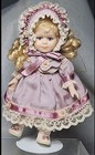 Rare Custom 1-of-a-kind 2001 Madame Alexander 8  Vintage Violet Silk Victorian