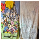 Vintage Walt Disney World Beach Bath Towel 60 x32  Castle Characters