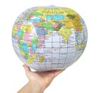3  Inflatable Globes 16  Beach Ball Inflate Map Teach World Geography Globe