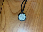 Queen Victoria Sterling Silver Shilling Coin Pendant 1887