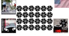 24 Pack Franklin Sports Pro Commander Roller Hockey Pucks For Outdoor Play