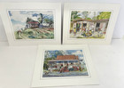 Barbados Collection Of 3 Jill Walker Signed Prints  Multi Locations - See Photos