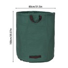 Pair Garden Waste Bags 132 Gallon Reusable Yard Leaf Lawn Trash Waste Bags