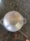 Vintage Hante   Deblen Hammered Lidded Pewter Serving Dish