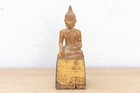 Burmese Blessing  Antique Gilded Buddha
