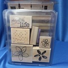 Lot Of 10 Stampin Up Boxes Of Rubber Stamps Variety   2 