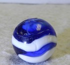  16233m Vintage Blue Glass Transition Transitional Marble  59 Inches
