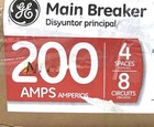 Ge Power Mark Gold 200 Amp 4-space 8-circuit Meter Socket Outdoor Load Center