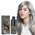 Silver Gray Hair Dye Shampoo 3 In 1 Gentle And Easy Color Changing Shampoo