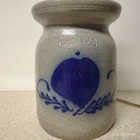 Salmon Falls New Hampshire Pottery Crock Small Electric Lamp