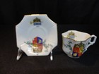 Queen Victoria Golden Jubilee 1887 Cup   Saucer   Antique Set