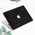 Black Wood Aesthetic Dark Hard Case For Macbook Pro 13 15 16 Air 13