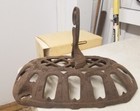 Antique Cast Iron Parlor Stove Heater Decorative C Topper Top Finial Ornament 