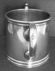Hamburg America Line Ocean Liner Steamship Double Handle Silver Plate Sugar Bowl