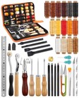 Leather Craft Kit - Essential Leather Working Tools For Diy Projects   Repairs