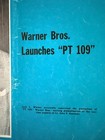 1963 Motion Picture Exhibitor Pt 109 Jfk Warner Bros Fold-out Press Kit