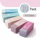- Pencil Eraser  10 Pack   Large Latex Free Vinyl Block Erasers