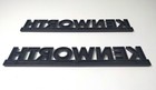 Fits Kenworth Hood Emblem Badge Logo Emblemas Pair Par 