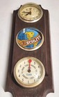 Vintage Schlitz Beer Lighted Sign Clock   Tide Clock Adverting Beer Sign