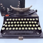 Antique 1926 Remington Portable Model 2 Typewriter W Case Works