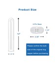 Dichroma Bf-150 Replacement Bulb For Flowtron Bk-80d Bug Zapper  2 Pack White