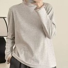 New Retro Women s Casual Shirts Long Sleeve Blouse Loose Pullover Tops