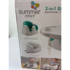 Summer Infant 3-in-1 Supportme Seat Baby Booster Feeding Chair Teal White Good