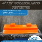 40 Pack 4  X 12  Plastic Corner Edge Protector For Flatbed Tow Truck Trailer