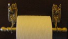 Doberman Pinscher  Cropped Ears  Toilet Paper Holder Or Paper Towel Holder 