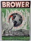 1938 Brower Manufacturing Catalog No  48 Poultry Supplies Equipment Ranching Usa
