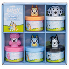 New Rare Kids Bluey 5 Piece Scented Collectors Edition Fluffy Cloud Slime Jars