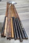 10 Antique Vintage 1895 To 1910 Smooth Face Hickory Wood Shaft Golf Clubs