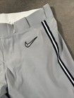 Nike Softball Pants Womans Large Gray 34    Waist Vented College Fit 2 3