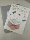 Second Nature Handmade Birthday Card     3d Butterfly Surprise Box Design  Elegant