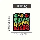 Bob Marley Three Little Birds Enamel Pin Hat Backpack Jackets Badge Brooch Lapel