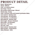 Michael Kors Mk6141 Parker Two-tone Bracelet Blue Dial Women   s Ladies Watch