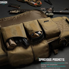 Savior Equipment 46  Specialist Double Rifle Bag Tactical Case Tan Rb-4613dg-ws